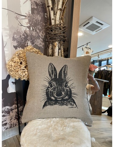 Coussin carré LAPIN Le MVP de beaucoup