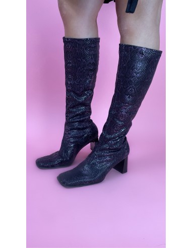 Bottes vintage bout carré de la marque