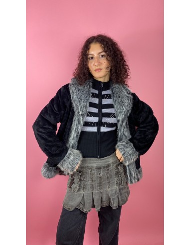 Manteau afghan noir taille L / XL pas cheres