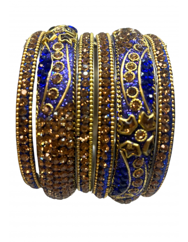 Combo bijoux bleu roi Madhavi outlet