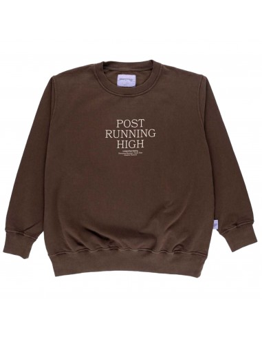 Hermanos Koumori - Post Running High Crewneck - brown rembourrage situé sous