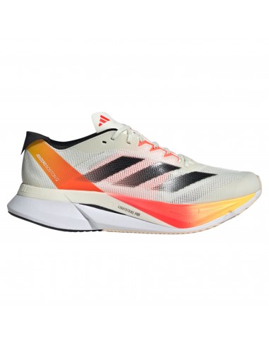 Adidas - Adizero Boston 12 - ivory / core black / solar red - Chaussures running hommes hantent personnes