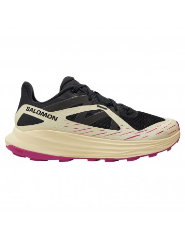 Salomon - Ultra Flow - black / transparent yellow / rose violet - Chaussures trail running femmes outlet