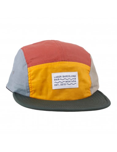 Laser Barcelona - Borne V2 Ripstop Off-cuts Packable 5 Panel Hat - casquette france