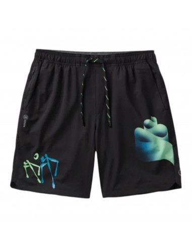 Roark Run Amok - Serrano 2.0 Shorts 8" - black fjord - short running hommes la colonne vertébrale