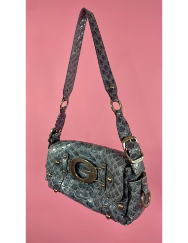 Sac Guess gris effet crocodile Livraison rapide