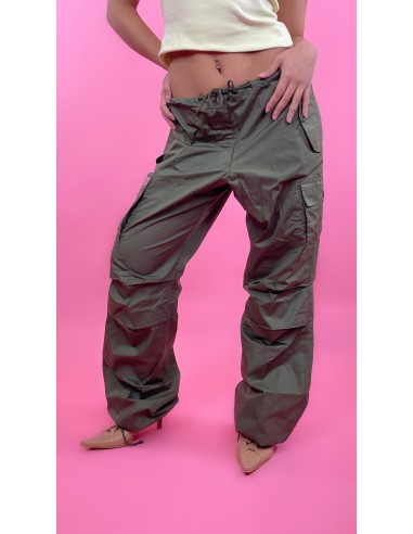 Pantalon parachute kaki pas cher 