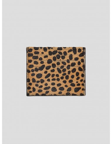 The Minis - Card holder in Cheetah leather Jusqu'à 80% De Réduction