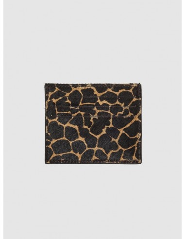 The Minis - Card holder in Giraffe leather basket pas cher